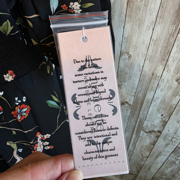 Nanette Lepore Floral Print high low Dress Black - Picture 4 of 10